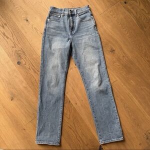 Madewell Pants Womens 24 Blue Denim Jeans 90s Straight Ladies Casual Stretch